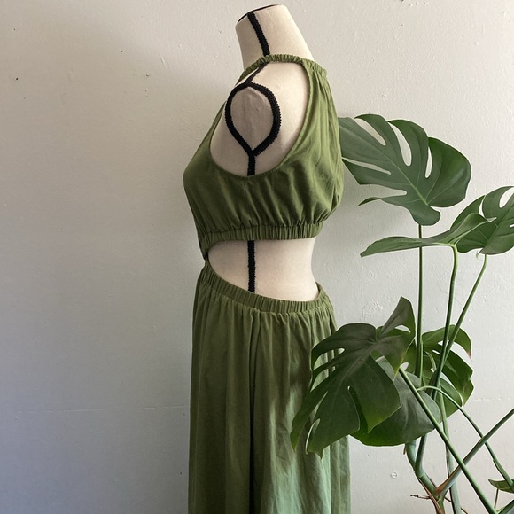 Boho by the river Cut Out maxi.  Sz L- - Picture 5 of 7